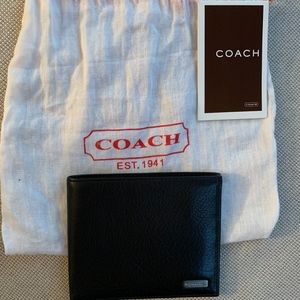 Authentic Coach Double Billfold Wallet